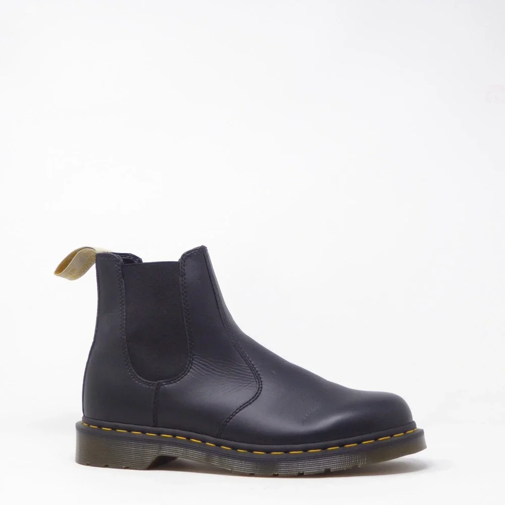 Dr. Martens Felix Mens Chelsea Boots Black Vegan 2976 Felix Size 10